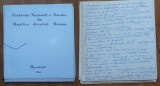 Insemnari olografe Mia Groza la Conferinta Nationala a Femeilor din RPR , 1966