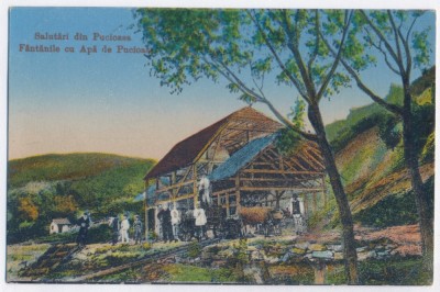 4268 - PUCIOASA, Dambovita, Romania - old postcard, CENSOR - used - 1917 foto
