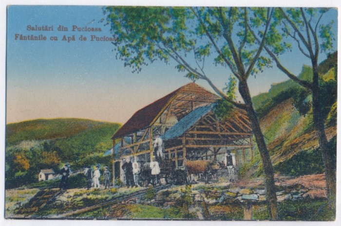 4268 - PUCIOASA, Dambovita, Romania - old postcard, CENSOR - used - 1917