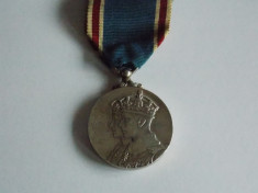 Medalie argint George VI-coronation medal 12 may 1937(3101) foto