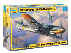 Macheta Zvezda Avion German Messerschmitt BF-109 G6 1:48 foto