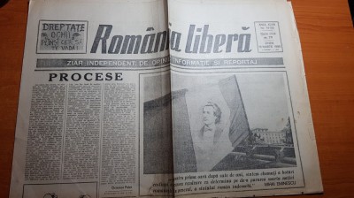 ziarul romania libera 16 martie 1990-art. teroristii in proces foto
