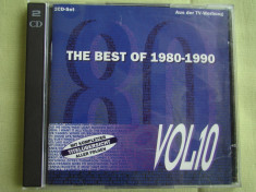 THE BEST OF 1980 - 1990 Vol. 10 - 2 C D Originale ca NOI foto