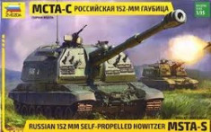 Macheta Zvezda Artilerie Ruseasca 152mm MSTA-S 1:35 foto