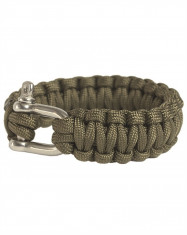 Bratara Paracord Mil-Tec Olive M foto