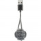 Cablu de date Native Union Zebra Breloc USB Lightning