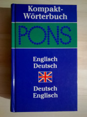 Kompakt-Worterbuch Pons English-Deutsch Deutsch-English foto