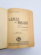 CARTE DE BUCATE = Sanda Marin - Editia a VI a = an 1941 foto