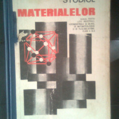 Studiul materialelor - Manual clasa a IX-a - Niculae Popescu (EDP, 1981)