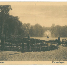 4244 - BUCURESTI, Cismigiu Park - old postcard, CENSOR - used - 1918