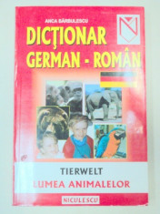 DICTIONAR GERMAN-ROMAN - ANCA BARBULESCU foto