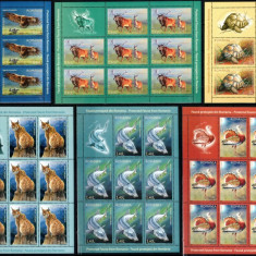 Romania 2009, LP 1841 b, Fauna protejata din RO, minicoli, MNH! LP 122,72 lei