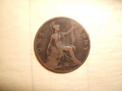 ANGLIA 1 PENNY 1896 foto