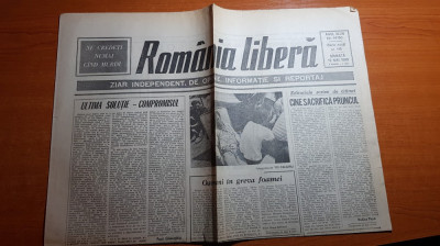 romania libera 12 mai 1990-scrisoare deschisa a lui ion iliescu foto