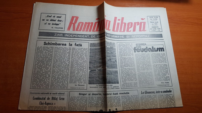 ziarul romania libera 30 iunie 1990-articolul-incotro se intreapta europa de est