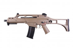 Replica arma G36C CYMA TAN arma airsoft pusca pistol aer comprimat sniper shotgun foto