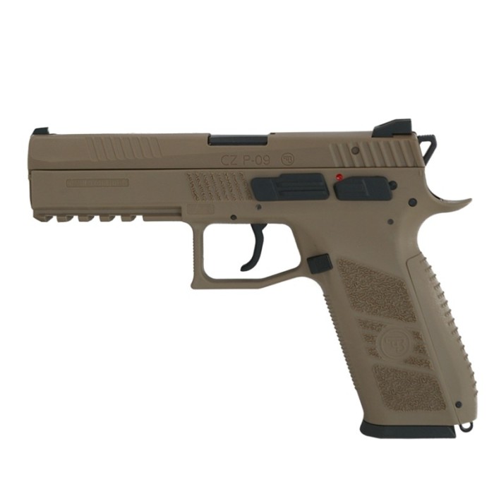 Replica ASG CZ 75 P-09 FDE Green Gas arma airsoft pusca pistol aer comprimat sniper shotgun Replica ASG CZ 75 P-09 FDE Green Gas arma airsoft pusca pistol aer comprimat sniper shotgun