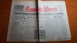 Ziarul romania libera 18 februarie 1990-demonstaratia cadrelor militare