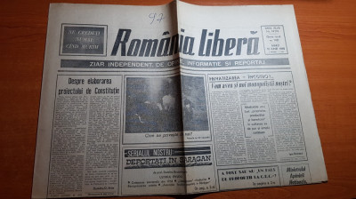 romania libera 12 iunie 1990- CM italia-victoria romaniei cu uniunea sovietica foto