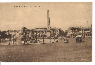 (A1) carte postala-FRANTA-Paris-Palace de la Concorde foto