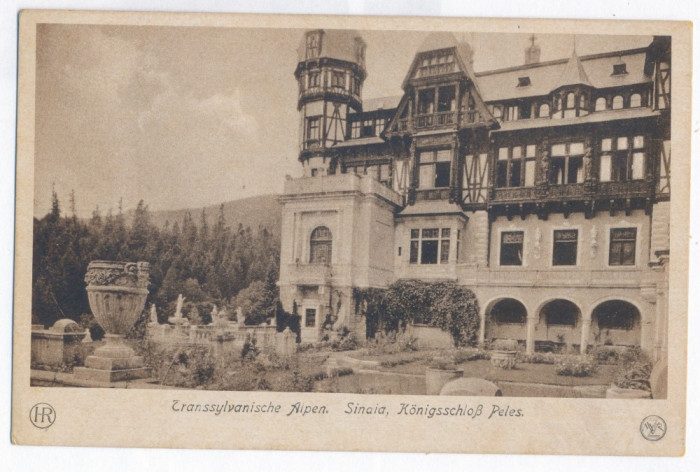 4294 - SINAIA, Peles Tower, Romania - old postcard - unused