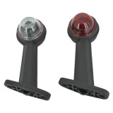 Lampa laterala gabarit cu LED Rosu-Alb 24V E4-Mark COD: BK69050, Universal, Oem