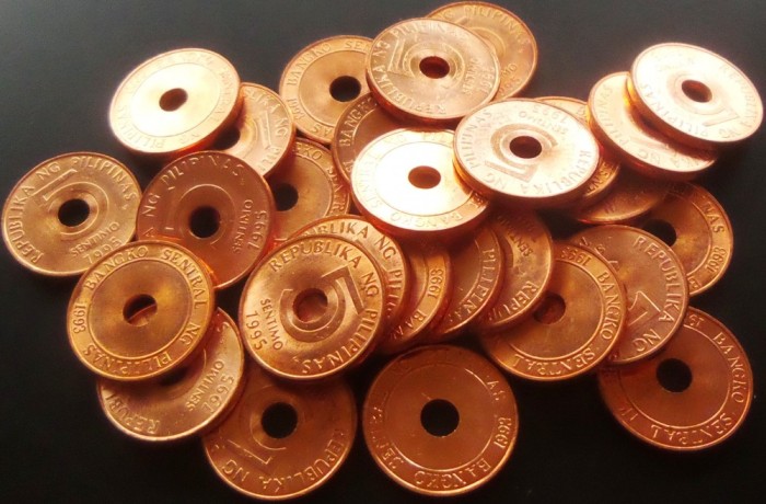 Moneda exotica 5 SENTIMO - FILIPINE, anul 1995 *cod 1904 = UNC din FASIC!