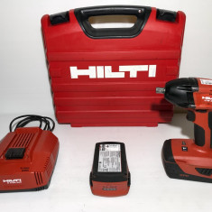 Masina cu impact Hilti SIW 22-A de 22 Volti 5,2 Ah Fabricație 2017