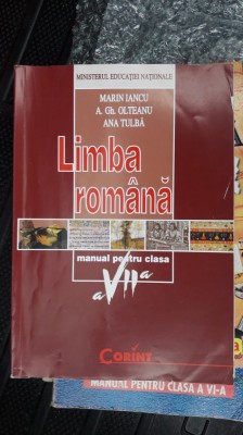 LIMBA ROMANA CLASA A VII A - IANCU . OLTEANU , TULBA foto
