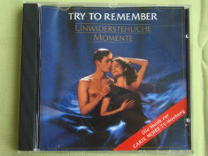 TRY TO REMEMBER / THE MASK (Music&amp;#039;s Motion Pictures) - 2 C D Originale ca NOI foto