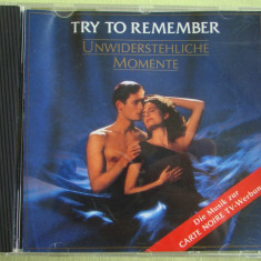 TRY TO REMEMBER / THE MASK (Music's Motion Pictures) - 2 C D Originale ca NOI