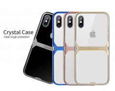 Husa iPhone X Crystal by Nillkin Grey foto