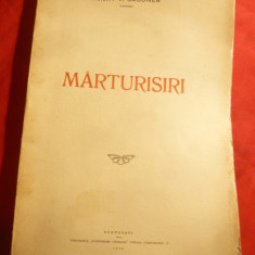 Henry V.Gabunea - Marturisiri - Ed. Convorbiri Literare 1929 - Poezii