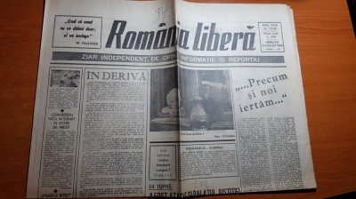 ziarul romania libera 29 august 1990-articol despre mineriada foto