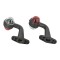 Lampa laterala gabarit cu LED Rosu-Alb 24V E4-Mark COD: TD0668003PA24LR