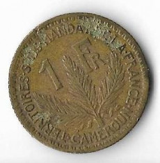 Moneda 1 franc 1926 - Camerun foto