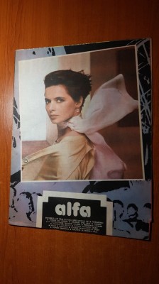 revista alfa 1986 -rebus,umor, stiri,divertisment etc foto