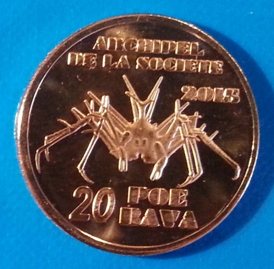 Arhipelagul Societatii 20 Poe Rava 2015 UNC rac