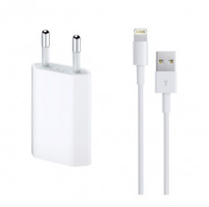 Incarcator si Cablu Date iPhone 5/6/7/SE, ACTIVE, 5V, 1A, 1000mAh foto