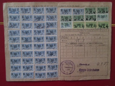 GERMANIA REICHI 1925 CARNET STAMPILAT foto
