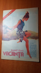 revista jocuri de-a vacanta iulie 1988-umor, rebus ,sport, etc foto