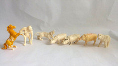 Lot 7 figurine marca Linde, plastic alb , cca 6-7cm, detalii fine foto
