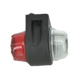 Lampa laterala gabarit cu LED Rosu-Alb 24V E4-Mark COD: BK69051, Universal, Oem