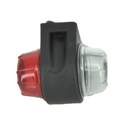 Lampa laterala gabarit cu LED Rosu-Alb 24V E4-Mark COD: BK69051 foto