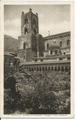 (A1) carte postala-ITALIA-Monreale foto