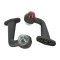 Lampa laterala gabarit cu LED Rosu-Alb 24V E4-Mark COD: TR0668004PALR