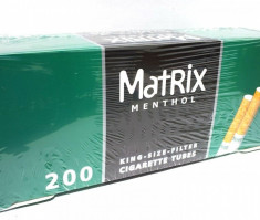 Tuburi cu filtru Matrix Menthol, 200 tuburi foto
