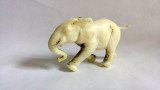 Figurine plastic alb, elefant, stanta BEINDORE extra, cca 8cm,