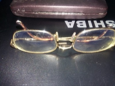 Ochelari vintage de vedere GIORGIO ARMANI stantati aurii,lentile distanta/aprop foto