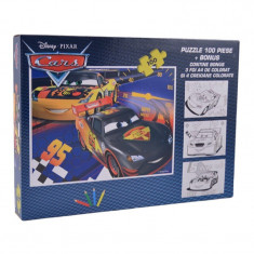 Puzzle 100 piese Cars foto